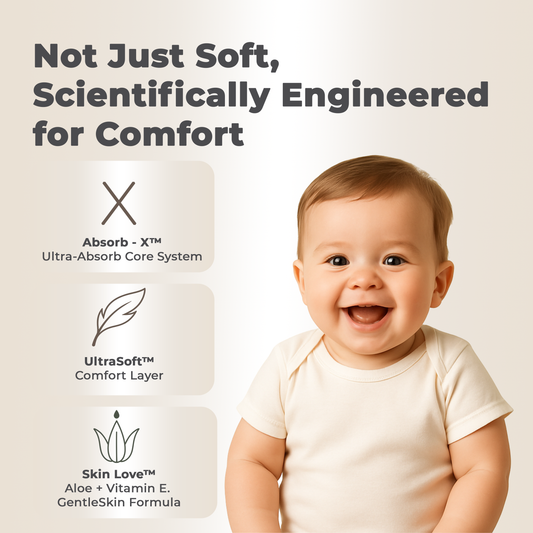 Raha baby with Absorb-X Core, Size 5, 12-18 Kg, 60 diaper pants.